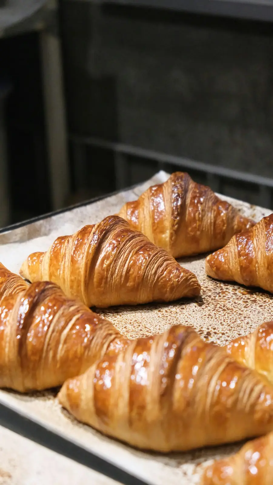 Croissants and laminated dough