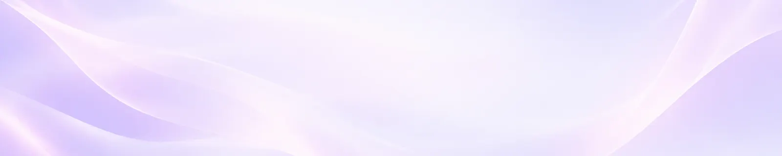 Soft lavender light with flowing violet and pink ribbons